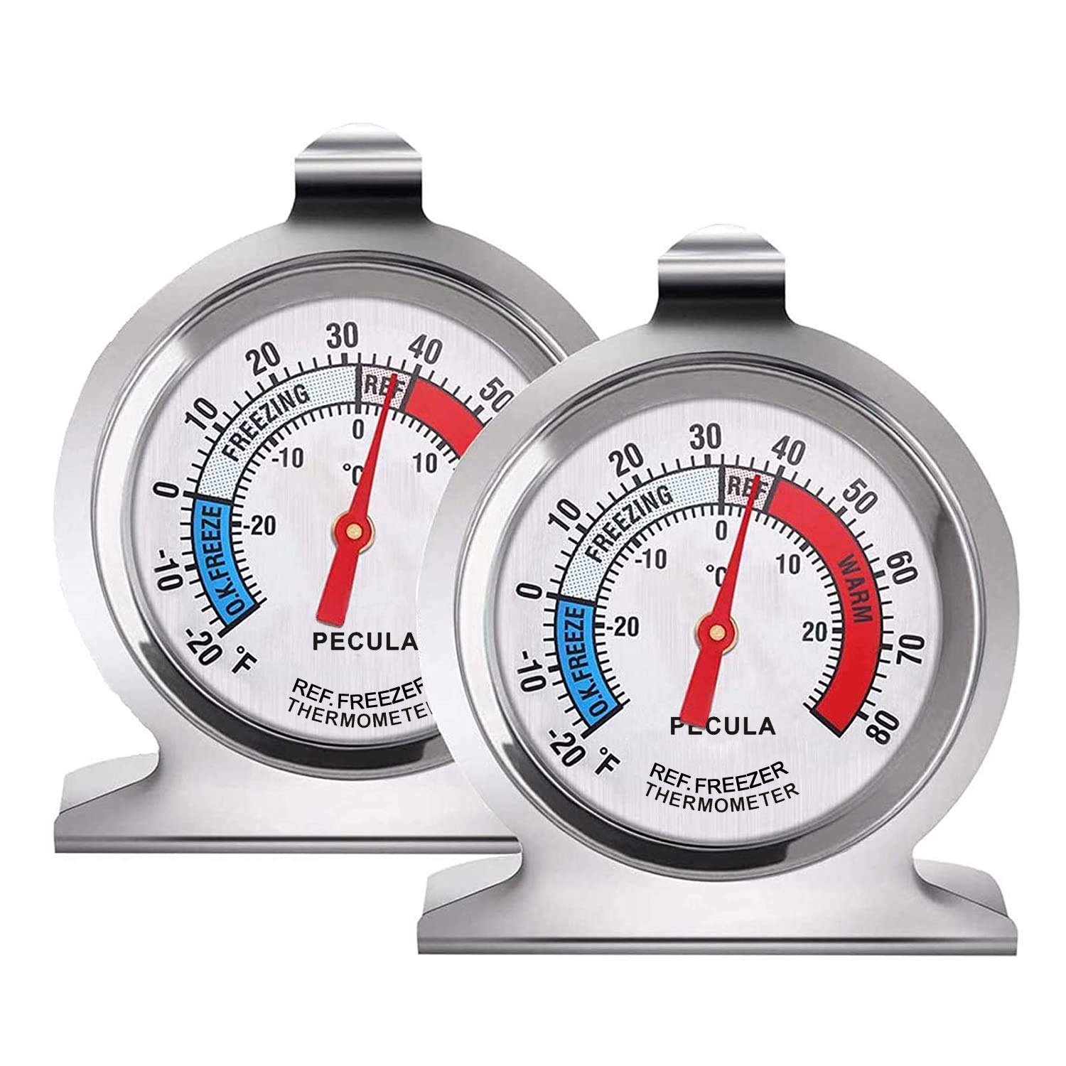 FSD Twin Pack Fridge and Freezer Thermometers