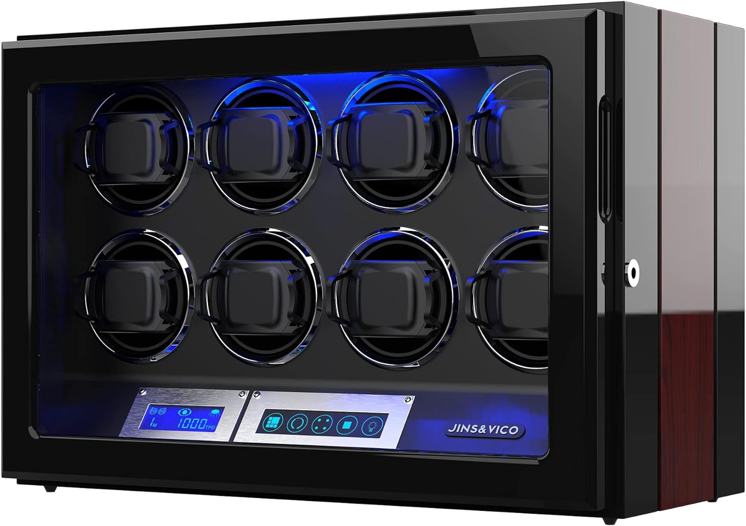 Buy Watch Winder, Adjustable [Upgraded] Watch Pillows, 8 Winding Spaces Watch  Winders for Automatic Watches, Built-in Illumination Online in Pakistan.  B07H8XXYBZ