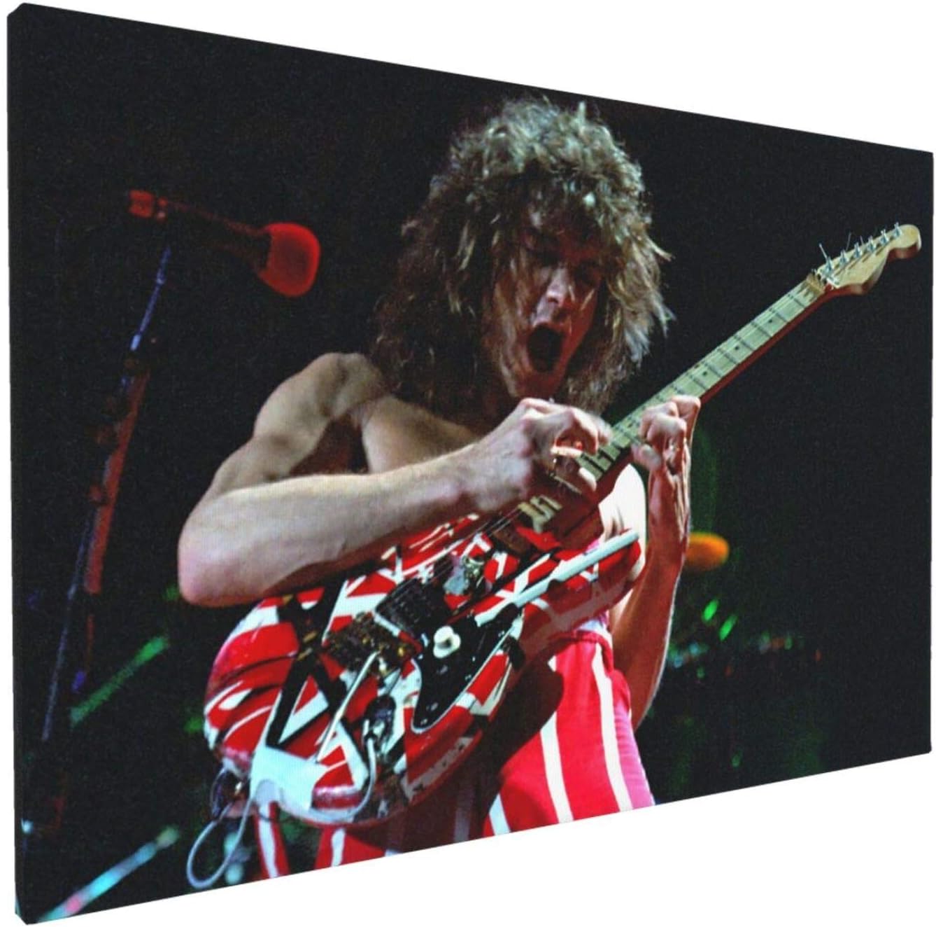 Art print poster/canvas Eddie Van Halen Playing Guitar 