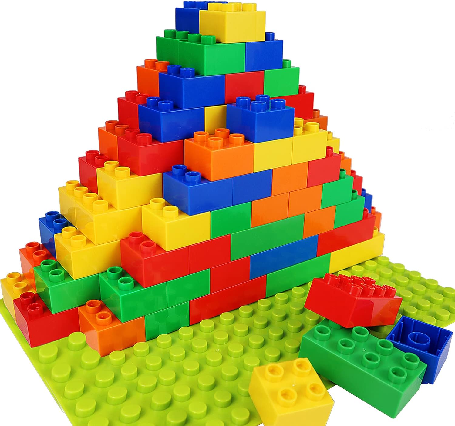 Kids Educational Construction DIY Toy Classic Base Plate Plastic Building Blocks 