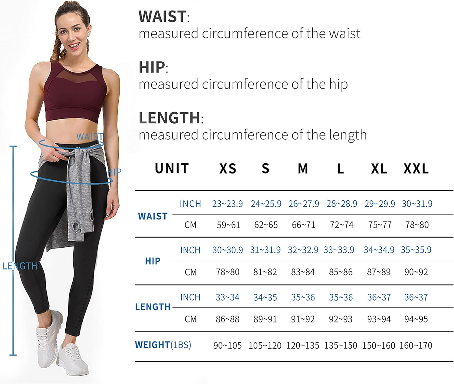 Tummy Control Workout Yoga Leggings PHISOCKAT Womens High Waist Yoga Pants with Pockets Leggings with Pockets
