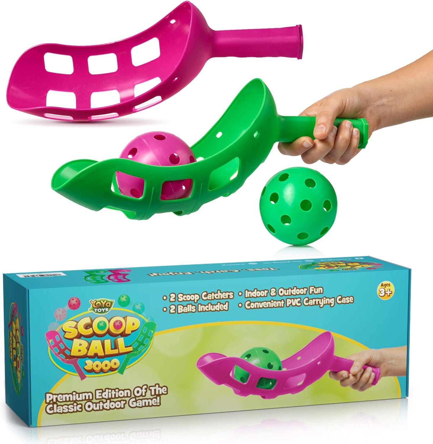 Catch Ball Game Bat & Ball Kids Children Party Loot Bag Outdoors Fun Toy 