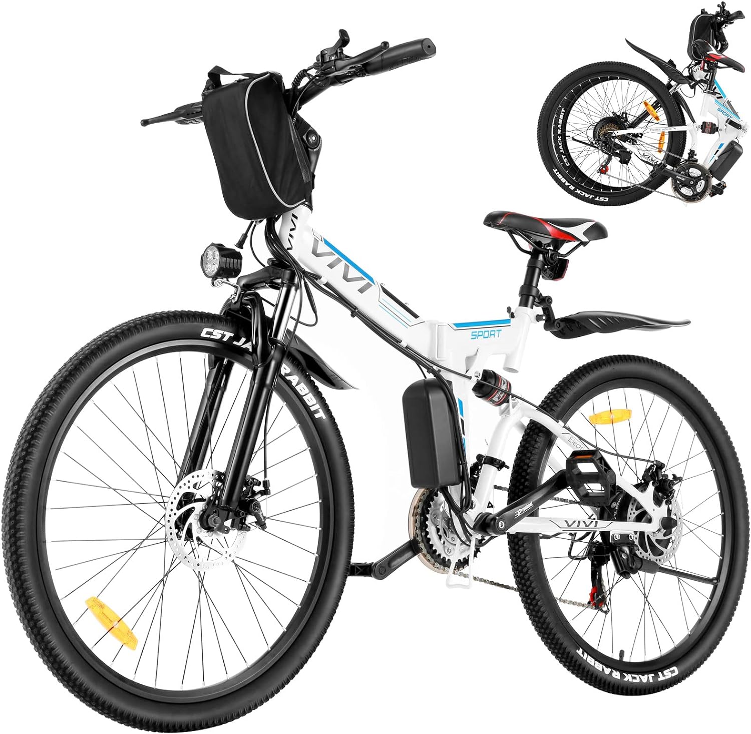 Electric Bike 21 Speed Gear Three Working Modes 26 Electric Mountain Bike Removable Large Capacity Lithium-Ion Battery 48V 350W