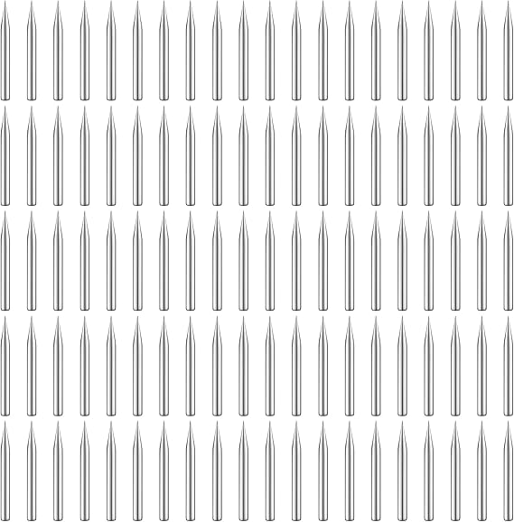 Kingdder 100 Pcs Steel Phonograph Needles Replacement Record Player Stylus Turntable Needles Universal Size Loud Tone Stylus for Antique Turntable Phonographs Record Player