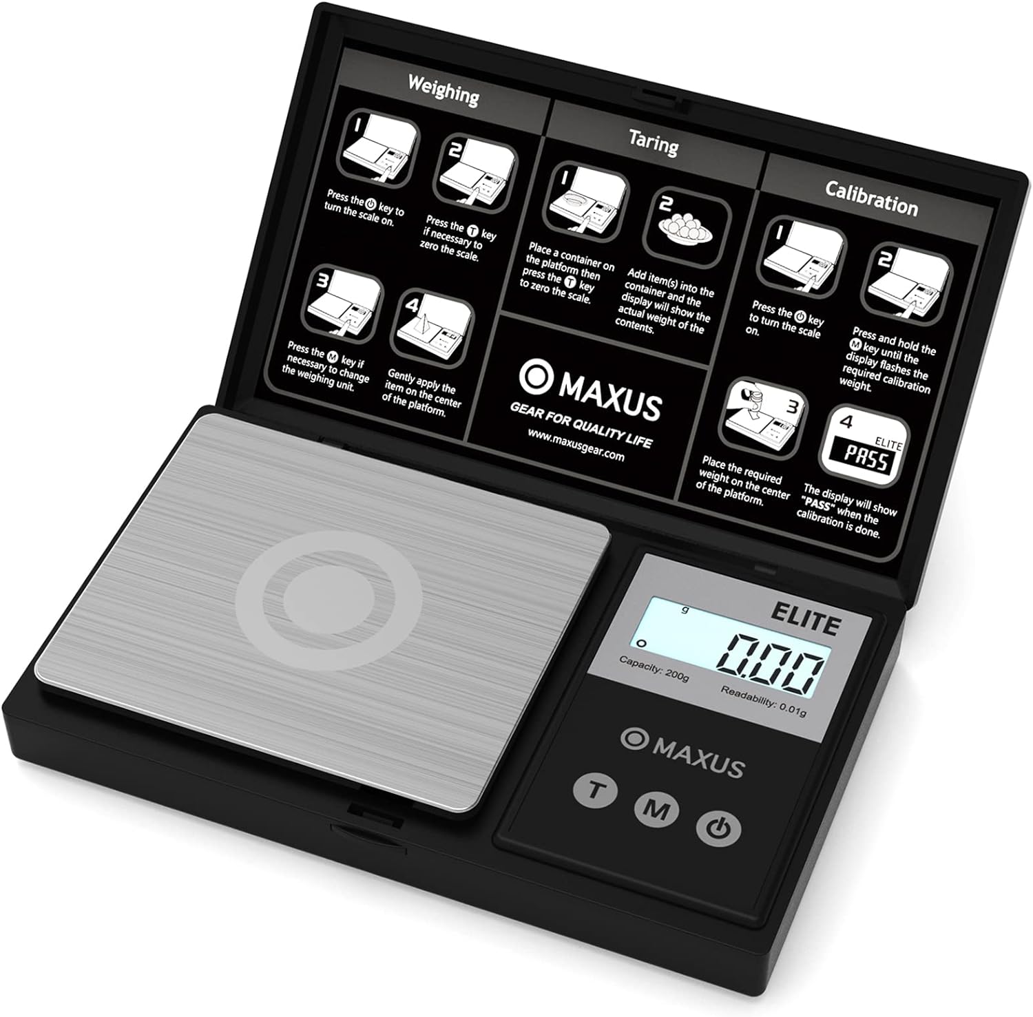 Portable 0.01-200g Mini Digital Scale Jewelry Coin Pocket Balance Weight Gram UK 