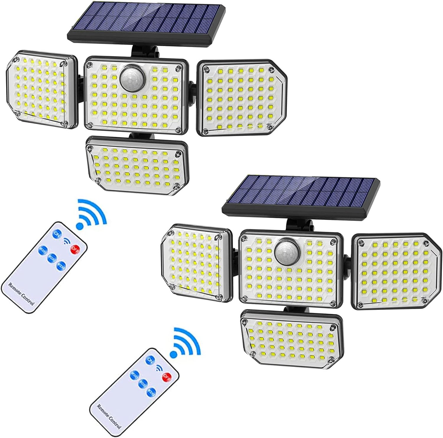 Solar Lights Outdoor Motion Sensor 182 LED with 3 modes Solar Lights Weatherproo