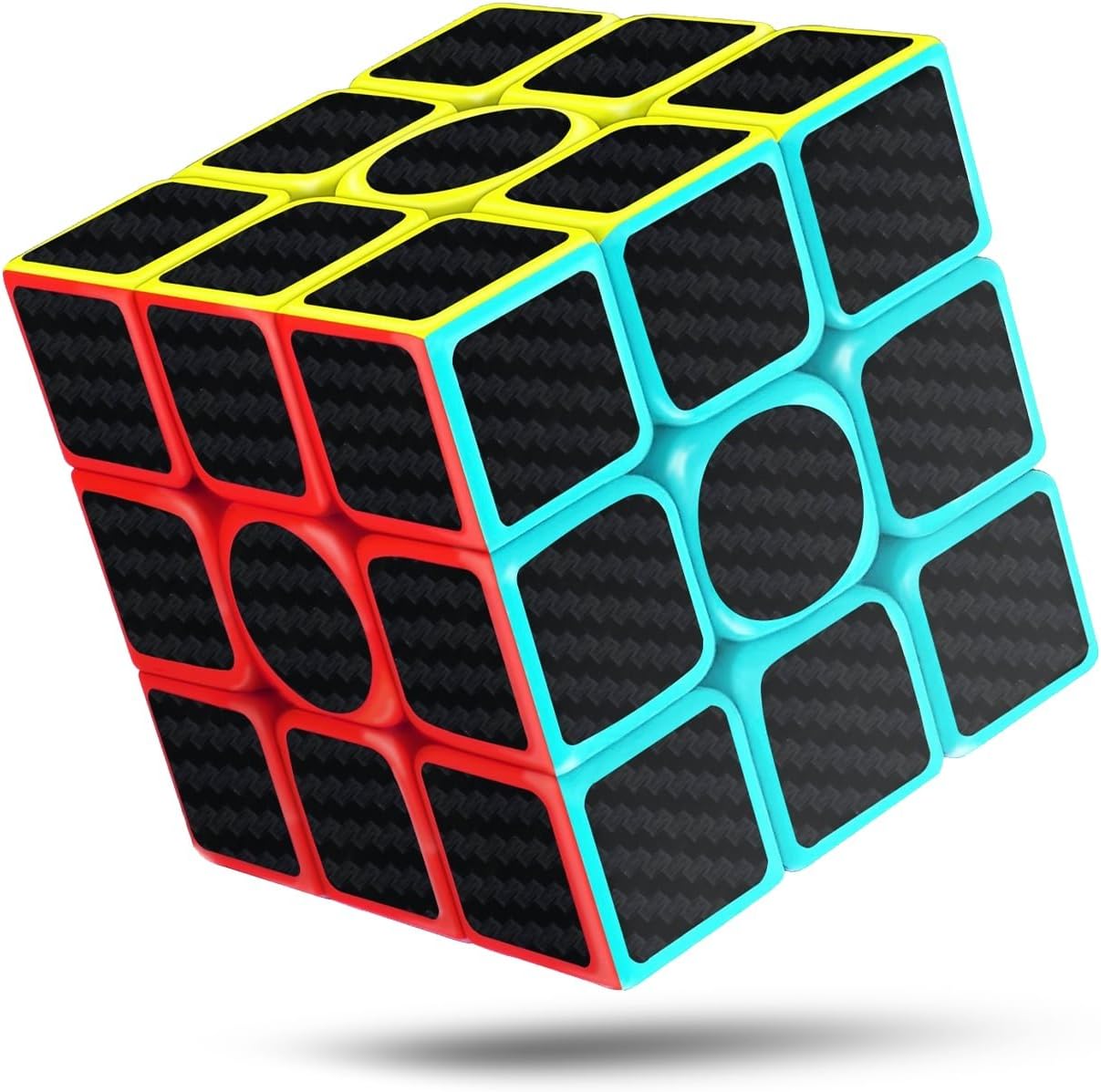 Rubik Cube Speed Magic Puzzle 3x3x3 Twist Kids Gift Rubix Brain Teaser Black New 