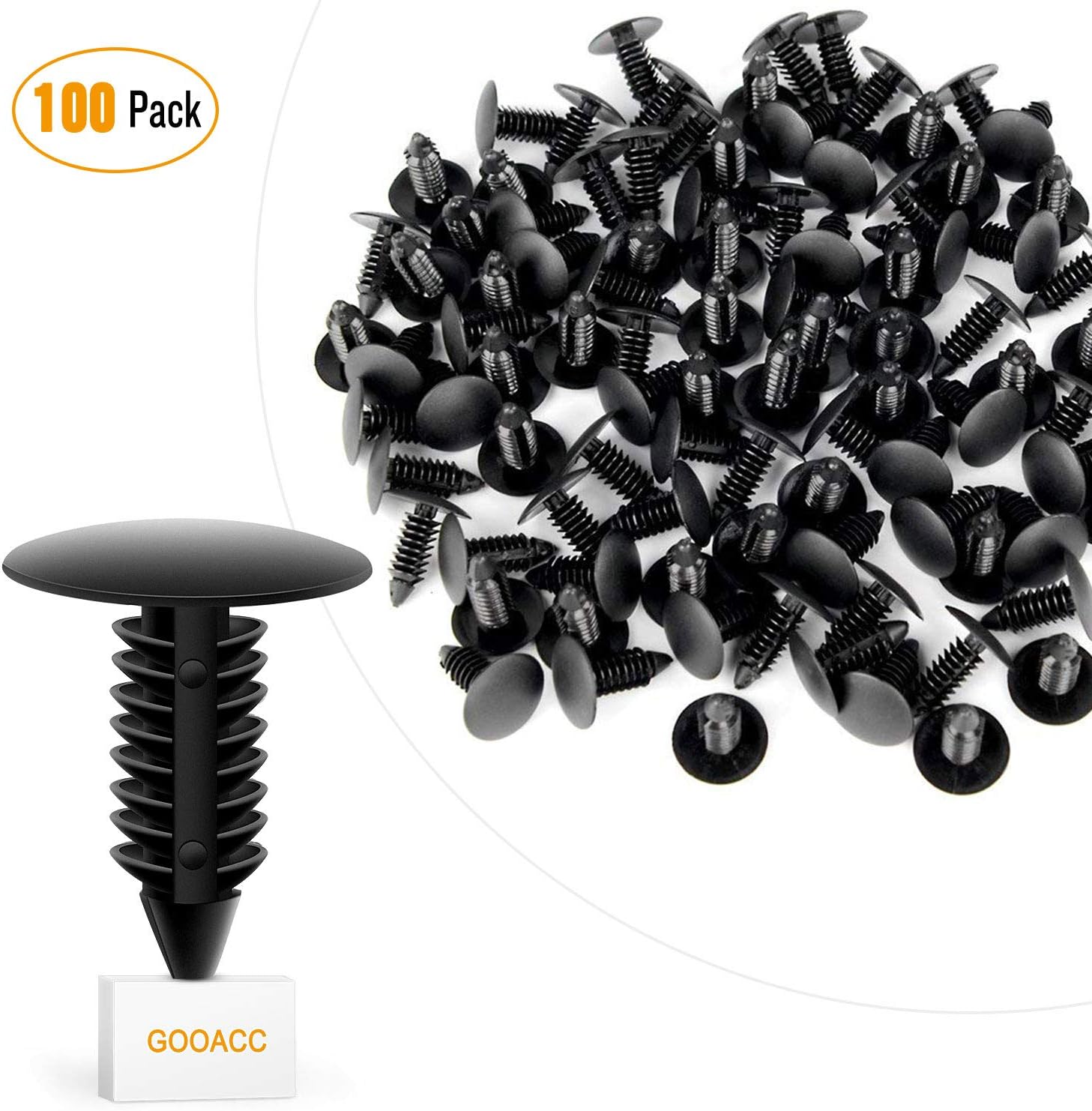 100pcs Nylon Retainer Clips Christmas Tree Fasteners for GM 1595864 1605396 US
