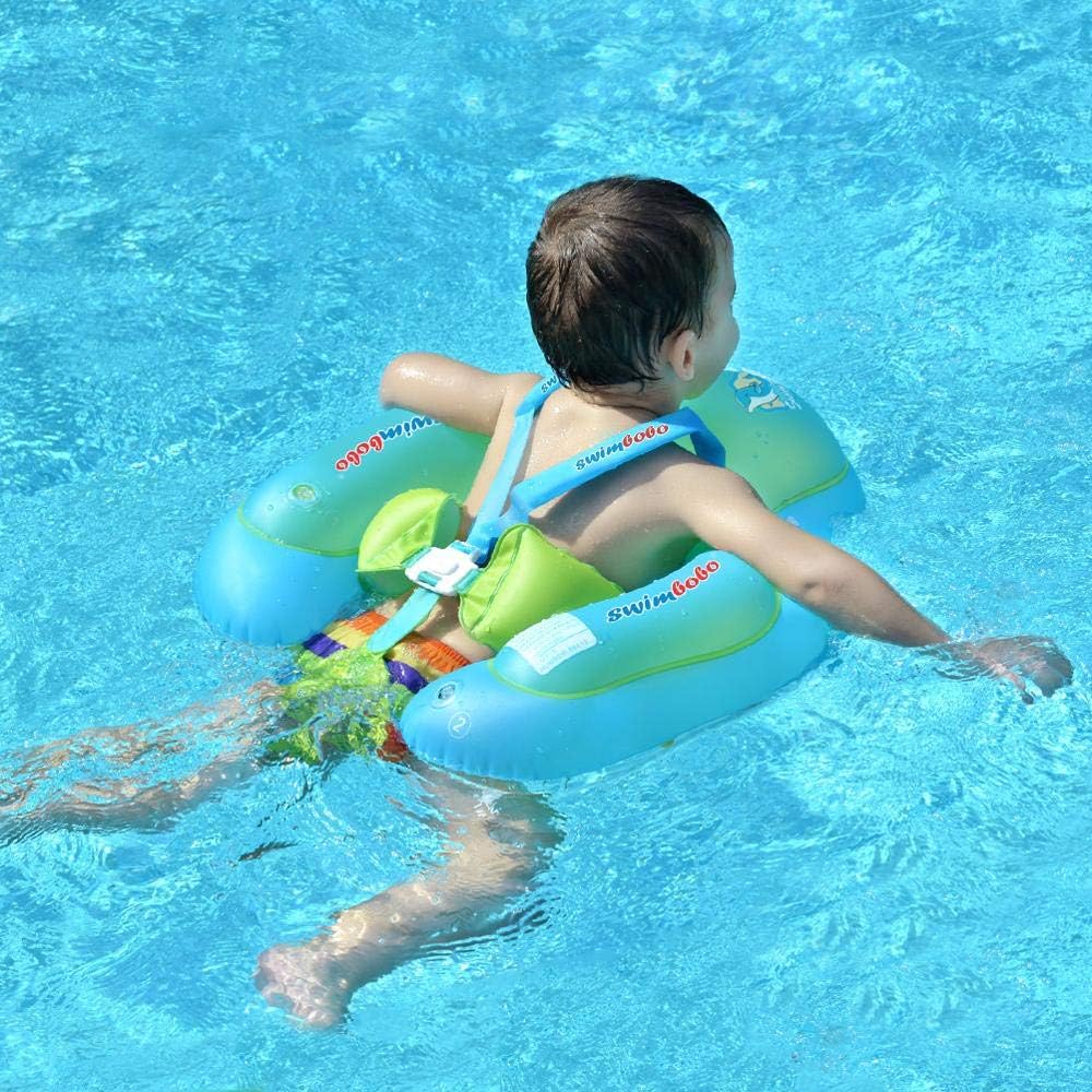 Kids Baby Inflatable Swan Swim Ring aid Float Raft Seat Swimming Pool Seat UK 