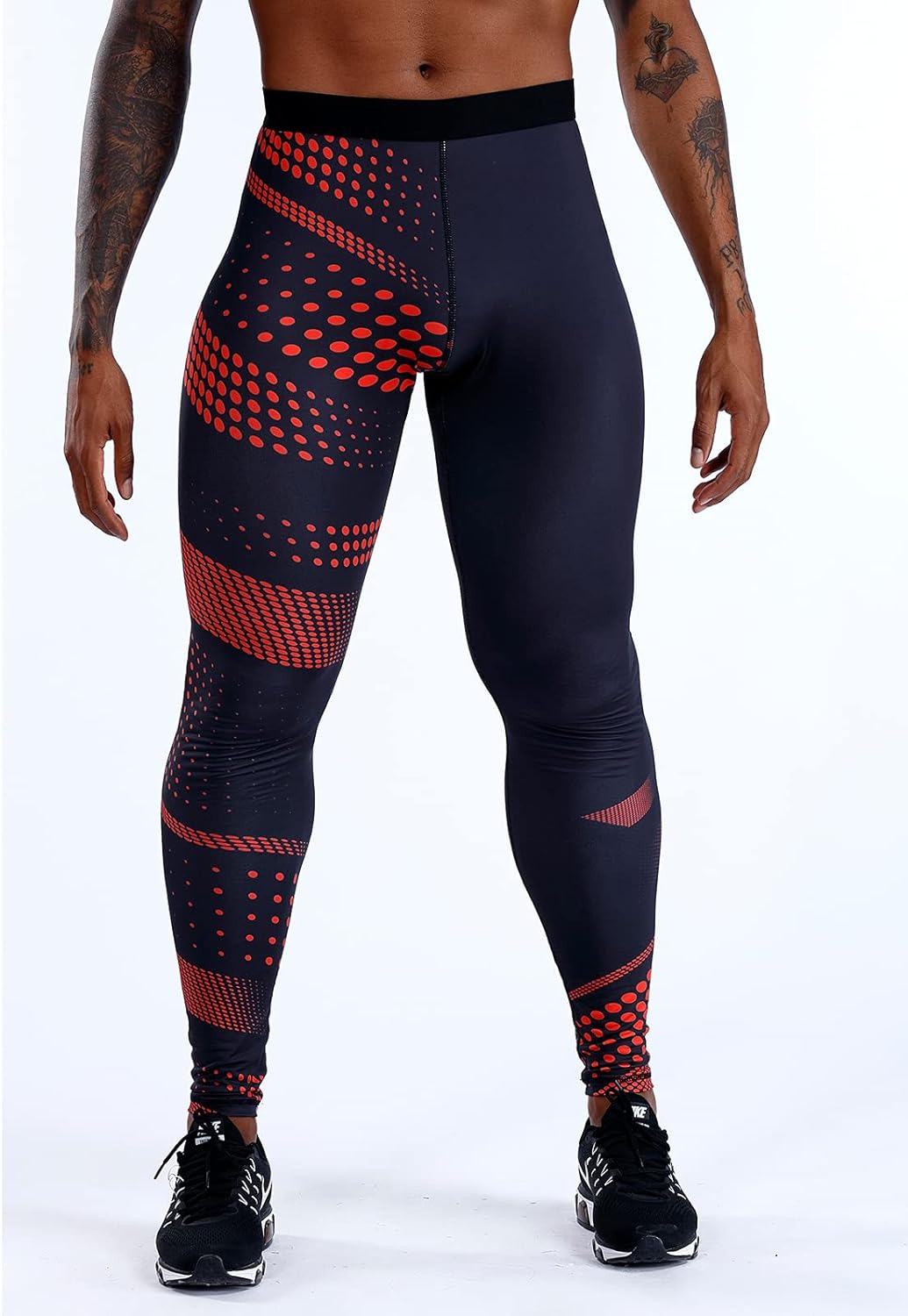 saraca core Men Youth Compression Pants Thermal Leggings Running Base Layers Workout Tights Cool Dry Keep Warm