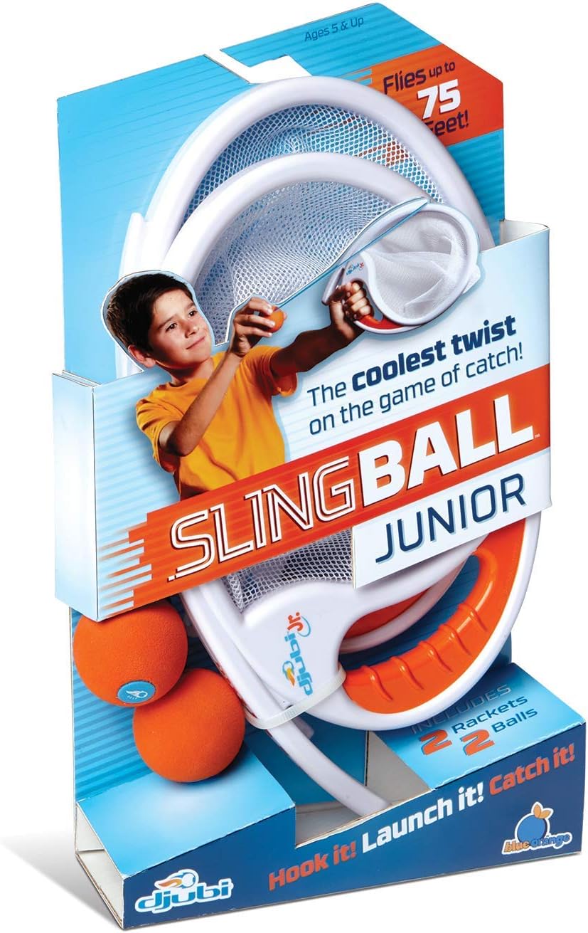 the Coolest New Twist on the Game of Catch! Djubi Slingball 