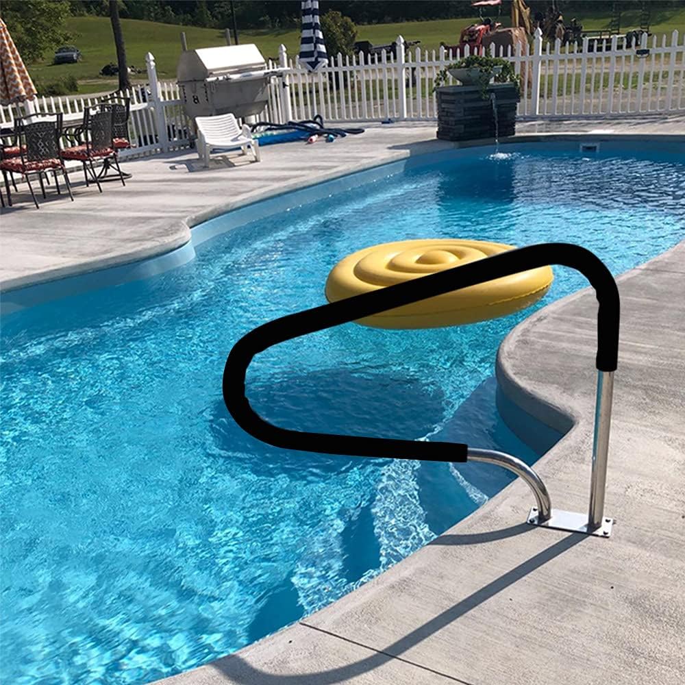 Details about   Rail Cover for Standard-Sized Pool Handrails Brown Brown 10-ft 