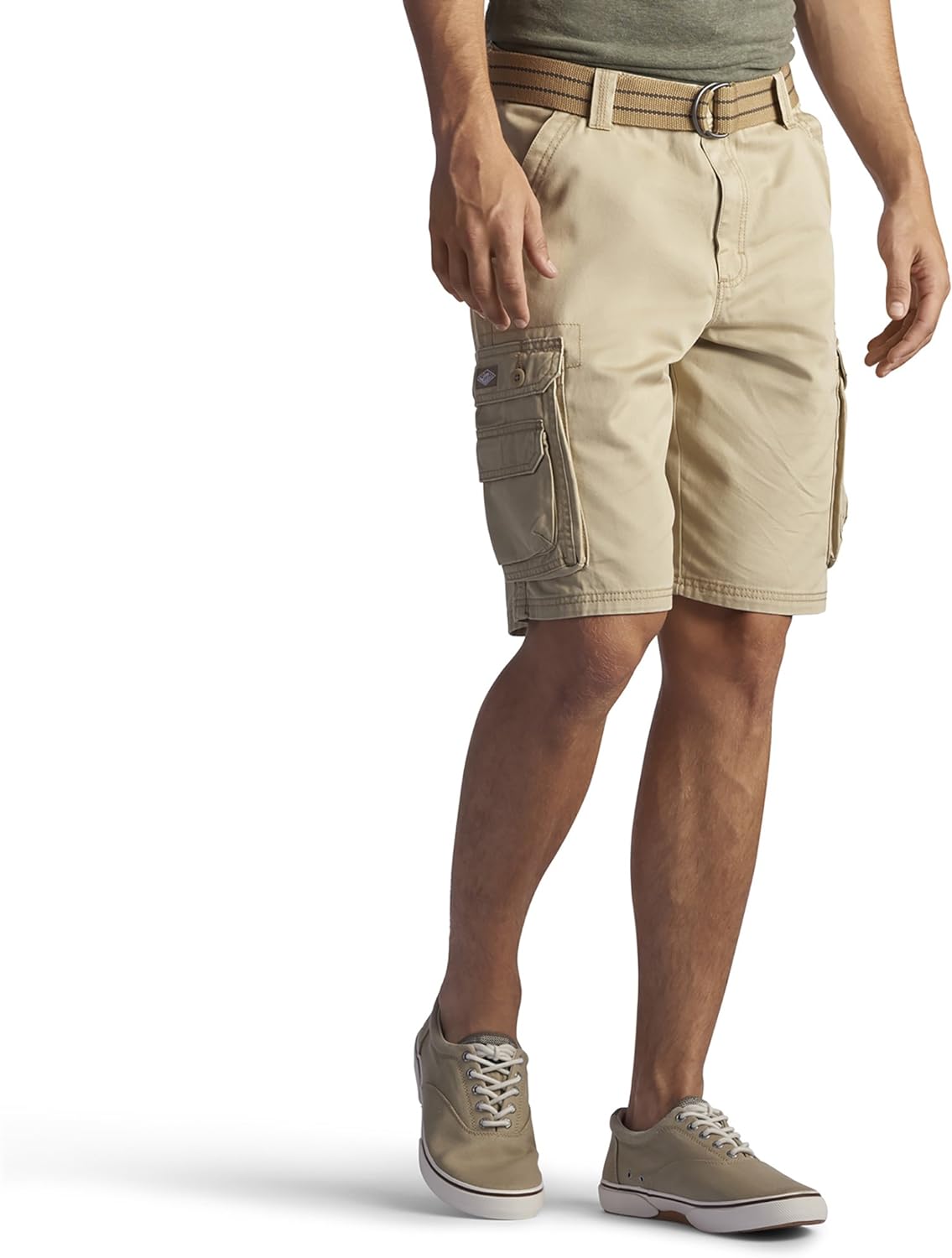 Lee Mens Dungarees Belted Wyoming Cargo Short