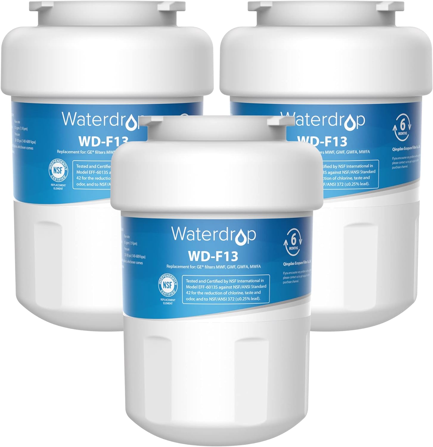 GENUINE GE MWF GWF MWFP 469991 Smart water Fridge Water Filter LOT OF 3 