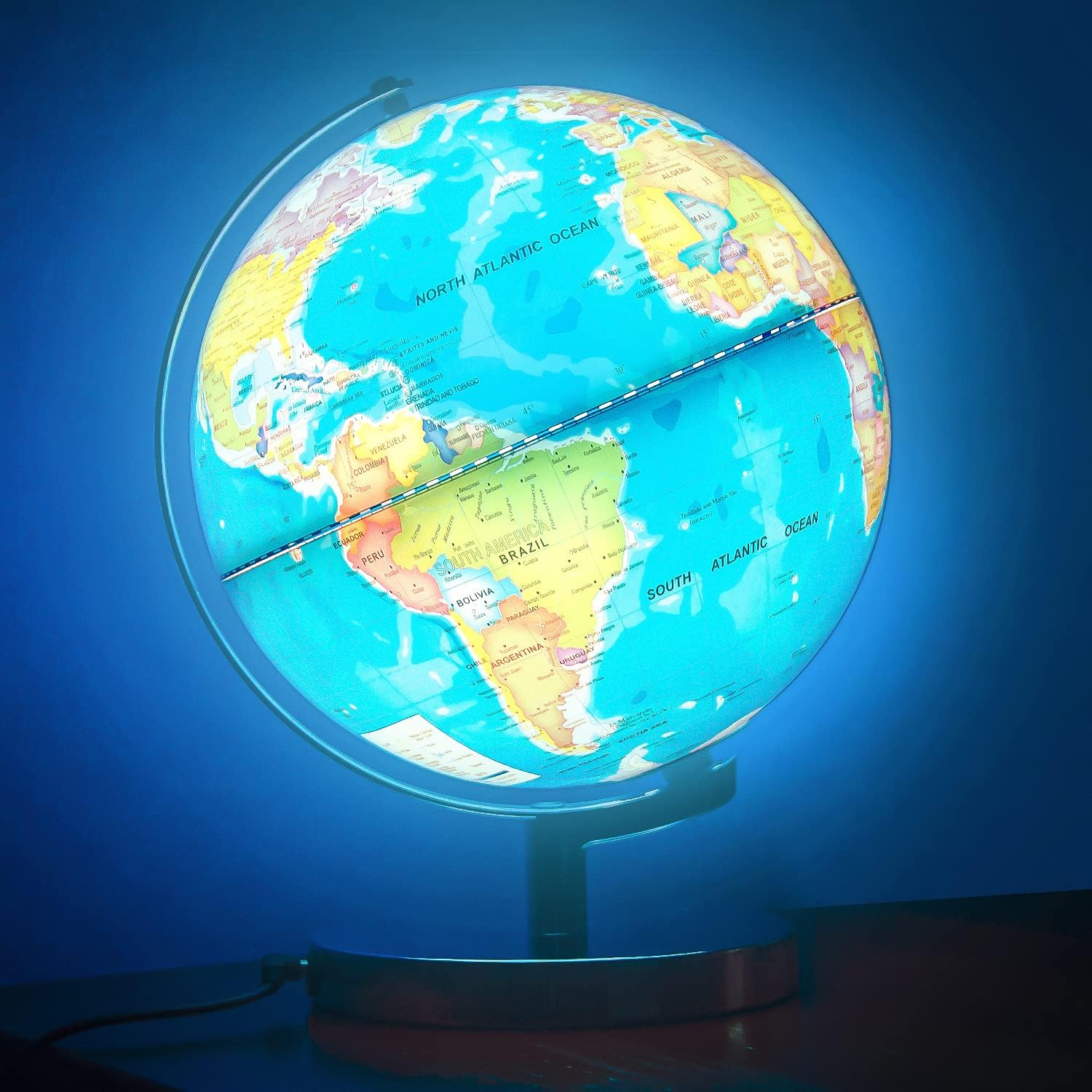 GAKKEN Globe Earth Model 83000 World Eye Globe Shaped Screen USB Compatible NEW