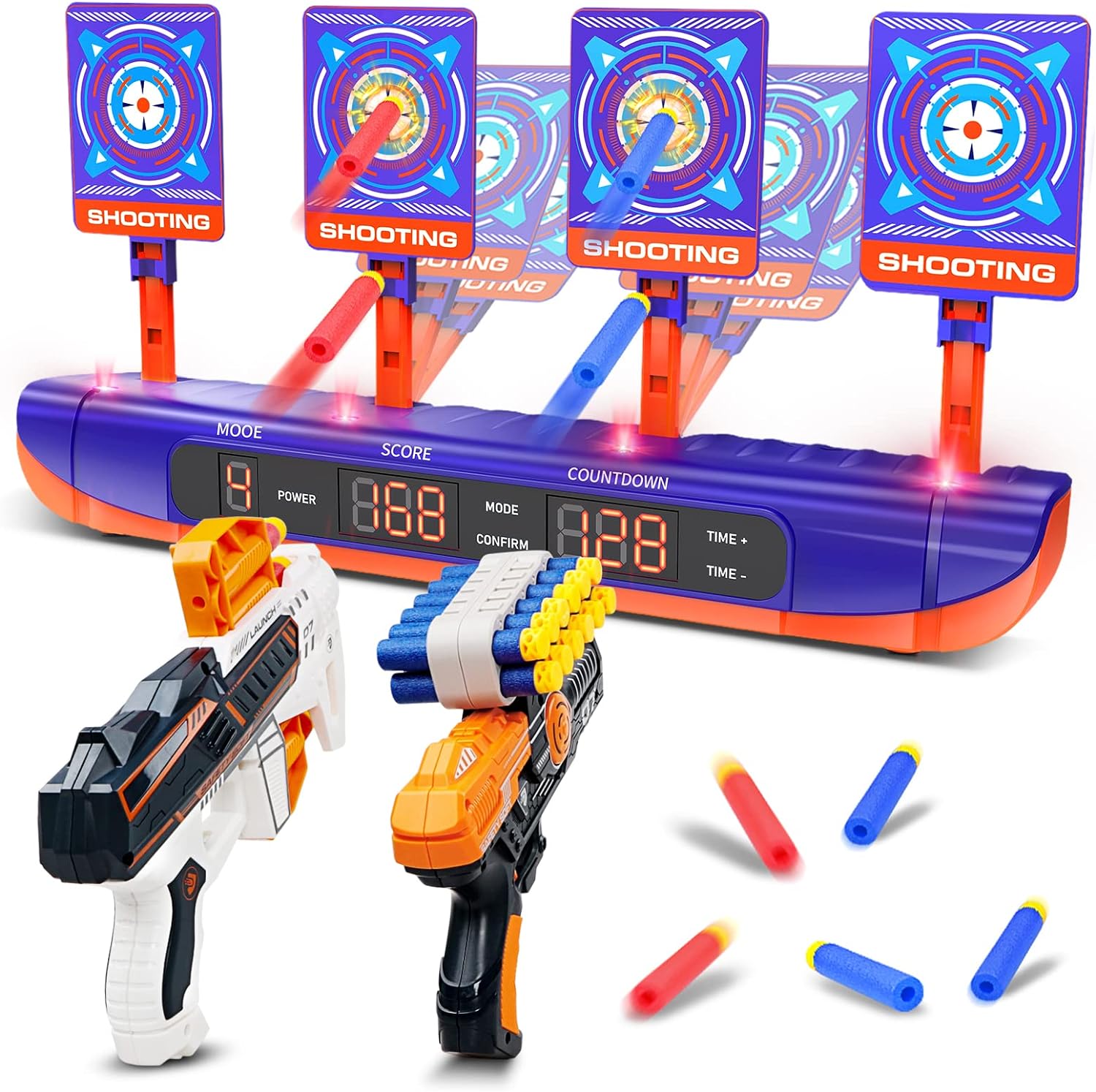 For Nerf N-Strike Elite Blasters Electric Score Target Kids Toy Gun UK 