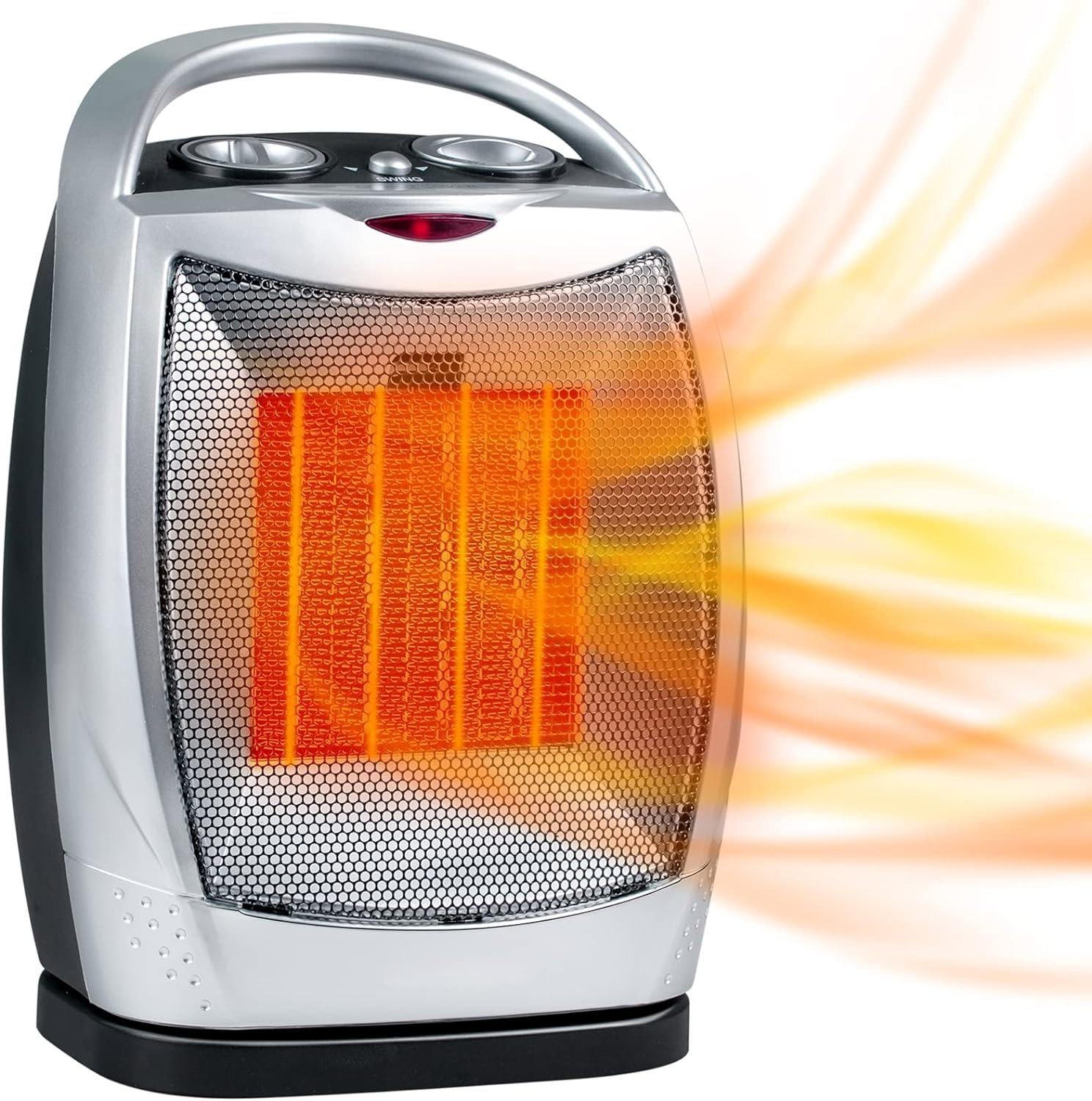 Space Heater 750W with Overheat Protection & Tip-Over Protection Personal Mini Heater with Adjustable Thermostat Fast Heating Portable Space Heater 1500W Perfect for Home or Office