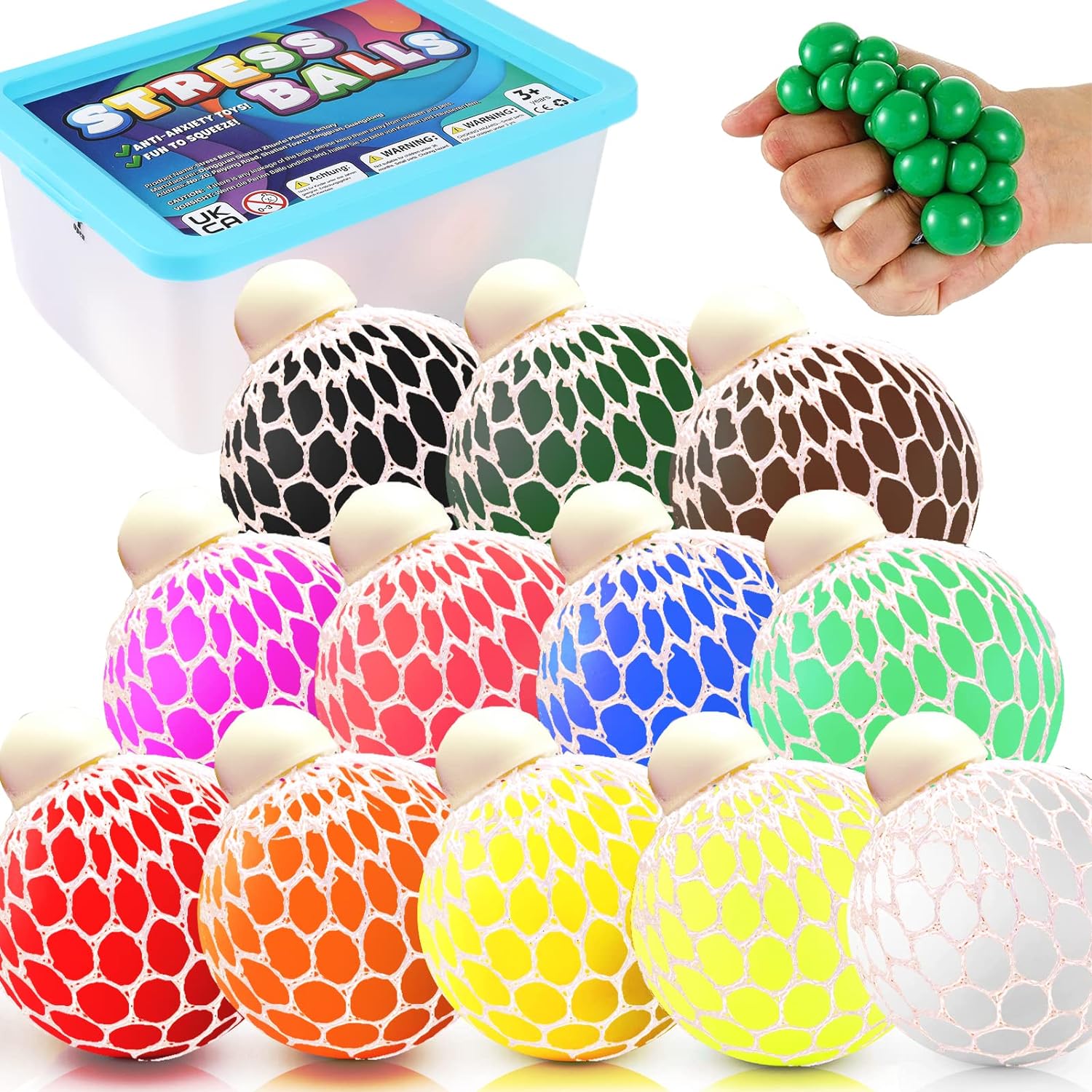 reliever ADHD autism educational toy 6x Star Stress Balls 
