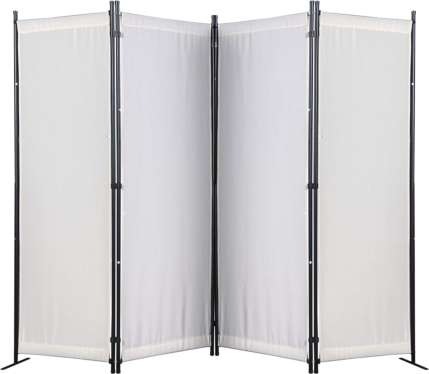 4 Panel Room Divider Folding Privacy Screen Room Dorm Decor Office Divider 