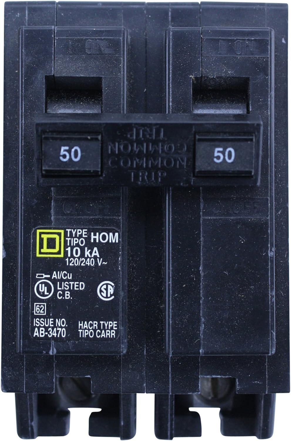 Square D QO250 50 A Miniature Circuit Breaker for sale online 