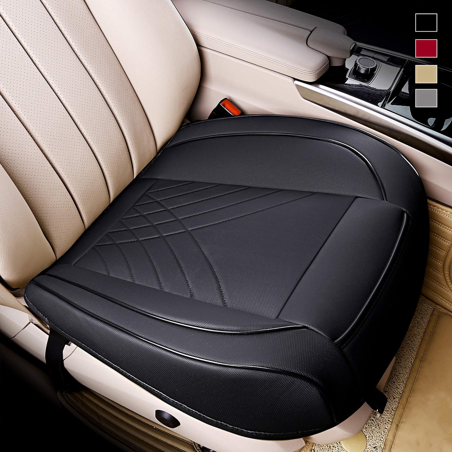 Car Non-Slip Front Seat Cover Soft Breathable Pad Mat Protector Chair Cushion QK 