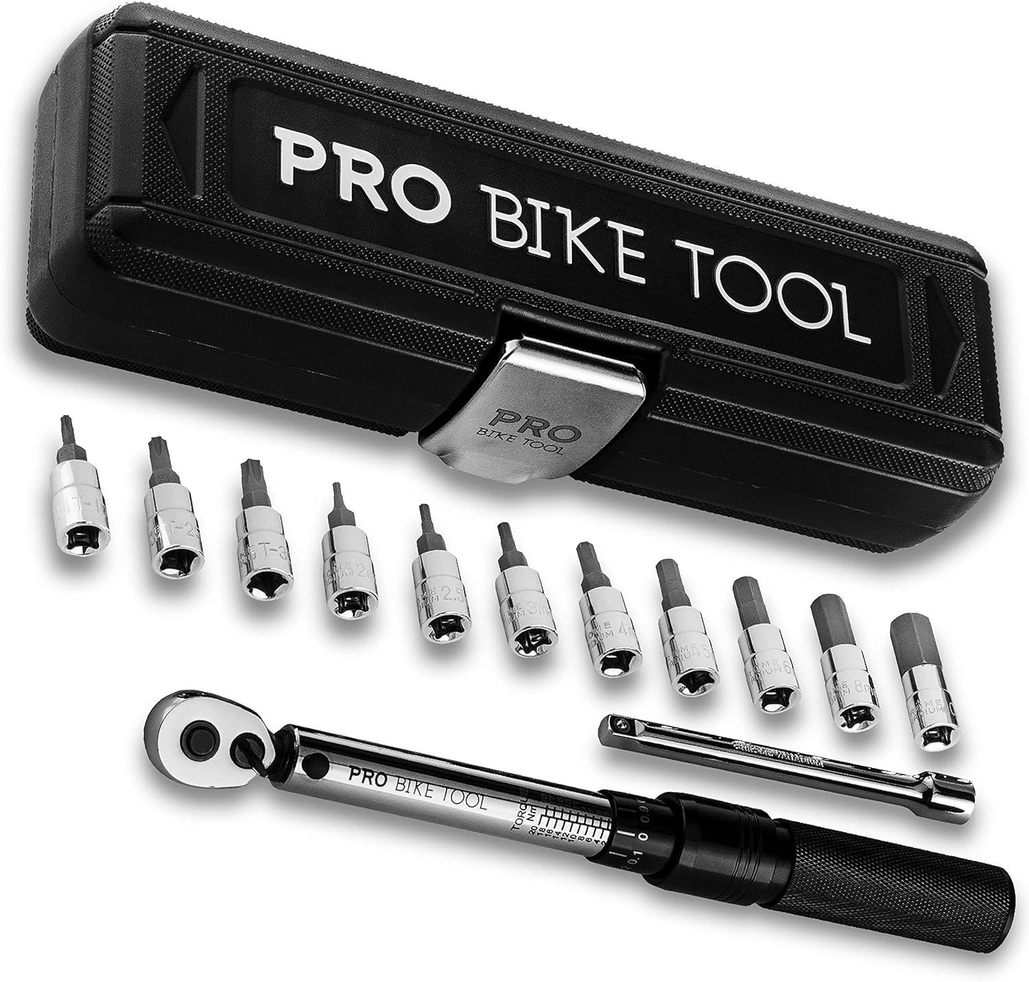 Bike Torque Wrench Set 2 To 20 Nm 1/4 Inch Driver Pro Mtb Bicycle Maintena 