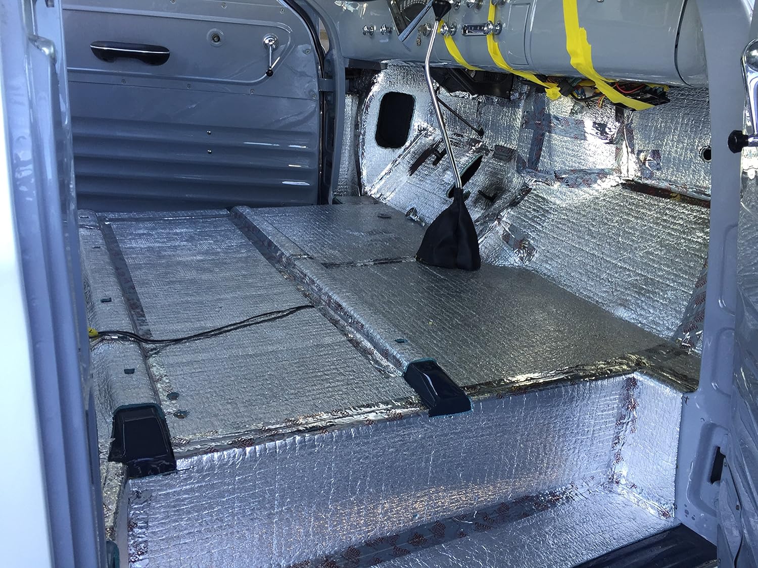 Sound Deadener & Heat Barrier Mat 4 x 20 Roll Automotive Lightweight Thermal Insulation 80 Sqft Car Insulation 